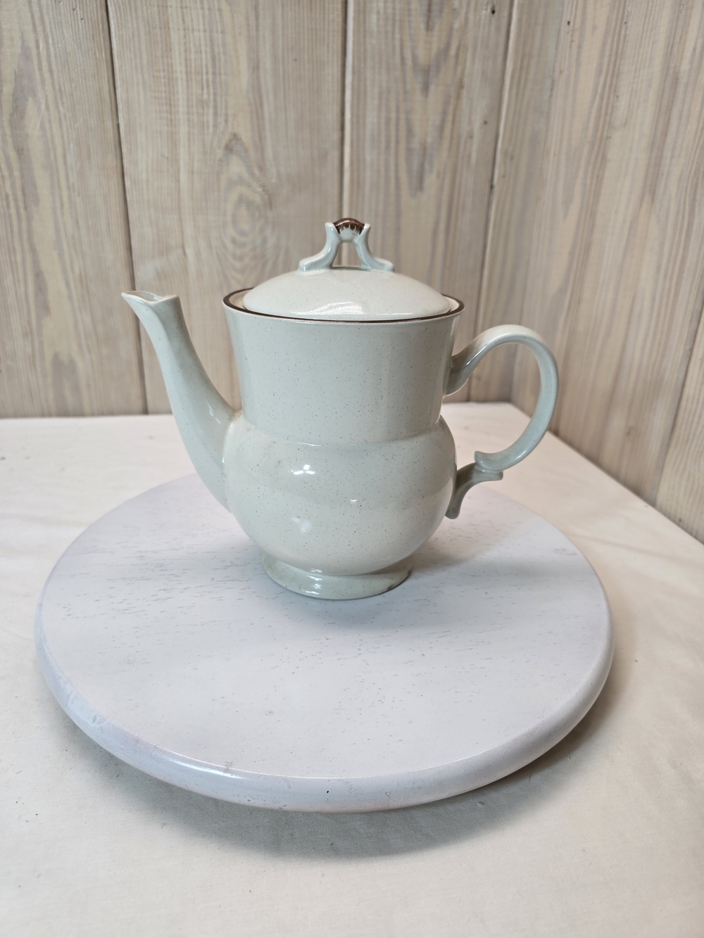 Vintage Casual Elegance Hearthside Stoneware Teapot